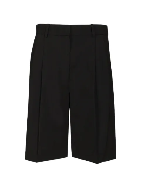 KHAITE Auggie pleated shorts Black 3205587