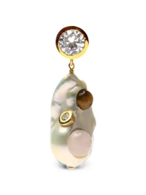 Sharra Pagano Inclusion baroque-pearl earring Gold W26SHPGSP25AO004