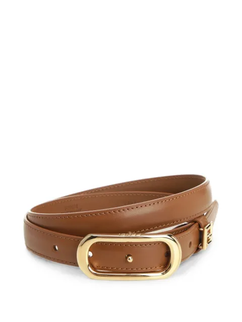 FENDI FF leather belt Brown 8C0778A0KKF1UJK
