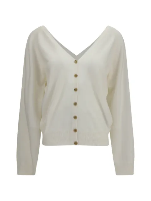 Lisa Yang Jiani V-neck cardigan White 2026459