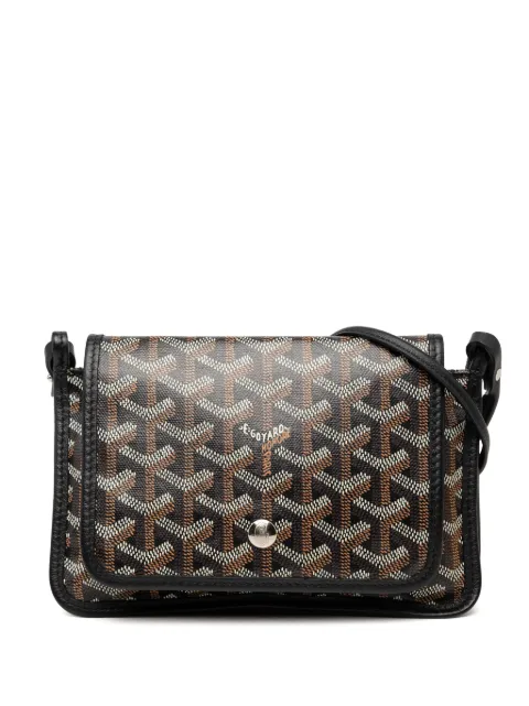 Goyard Pre-Owned 2022 Goyardine Plumet Pocket Wallet crossbody bag Black 61BJO1JCGMQPO7KA