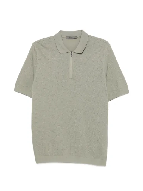 Corneliani zip-neck polo shirt Green 27G5140102725018
