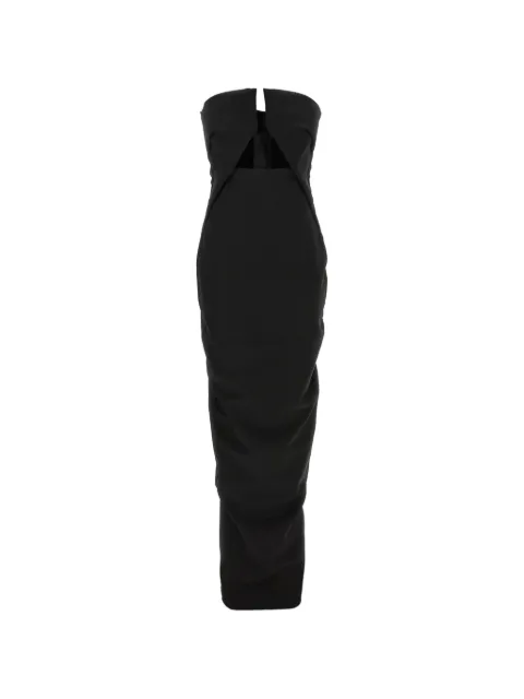 Rick Owens maxi Prong Gown cut-out dress Black RP02F5528WST