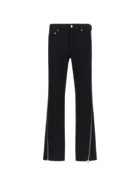 Rick Owens Vega herringbone wool trousers Black RU02F4394WWH09