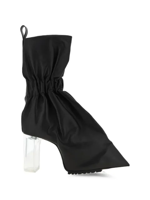 Rick Owens Pull On Cuffed Taquito ankle boots Black RP02F5844LCN090