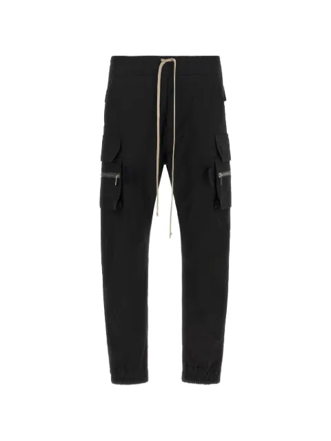 Rick Owens Tower Mastodon Cargo drawstring pants Black RU02F4396TE