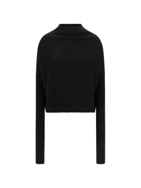 Rick Owens Tower LS Crater high-neck sweater Black RP02F5629KWSF09