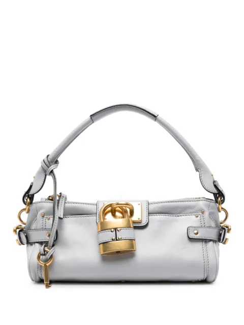 Chloé small Paddington padlock-detail shoulder bag Grey CH26AS822P75