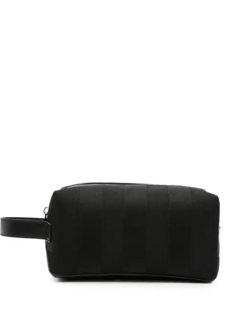 FENDI Lui striped wash bag Black 7N0170B110