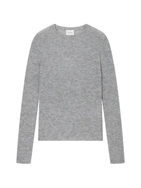 Closed textured-knit crew-neck sweater Grey C9690893R22