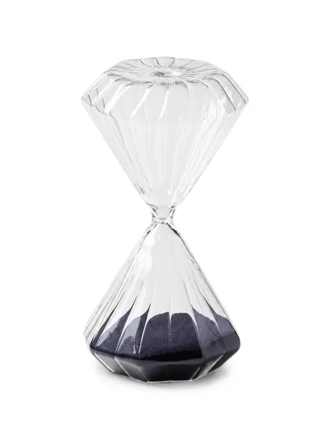 Bitossi Home ribbed glass hourglass White BHV15101