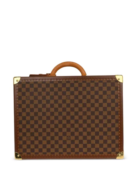 Louis Vuitton Pre-Owned 1990-2000s Damier Cotteville 45 trunk bag Brown 196599