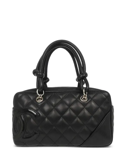 CHANEL Pre-Owned 2007 Cambon Ligne tote bag Black 196748