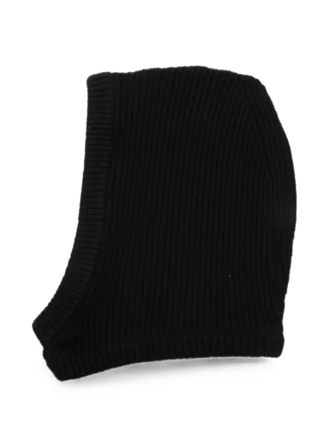 Rick Owens ribbed-knit balaclava Black RU02F4481WSBR