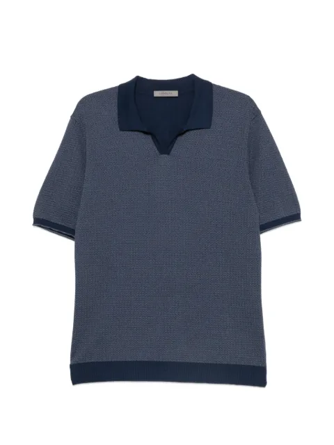 Corneliani textured T-shirt Blue 27M5670102725101