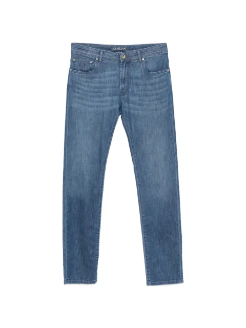 Corneliani faded-effect straight-leg jeans Blue 274JG20102720134
