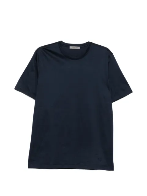 Corneliani logo-embroidered T-shirt Blue 27G5002725000