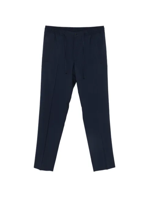 Corneliani elasticated-waistband trousers Blue 2745152718487