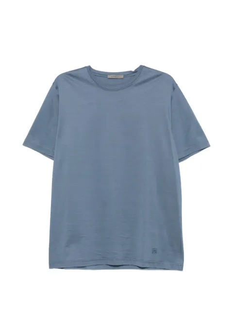 Corneliani logo-embroidered T-shirt Blue 27G5002725000