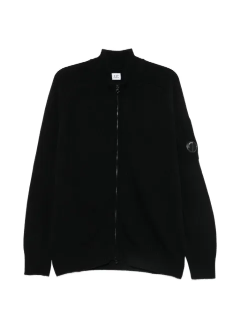 C.P. Company zip-up cardigan Black 21CMKN088A110149A999