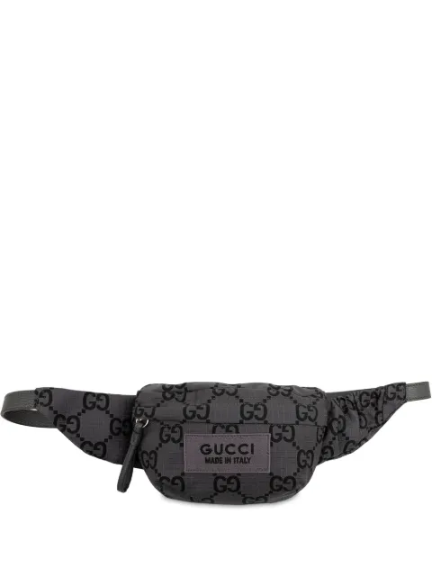 Gucci Pre-Owned 2016-2026 GG Nylon Ripstop belt bag Grey FAIRDH9VS9PWPKQ6