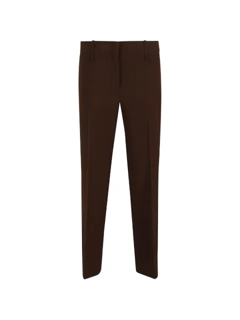 Ermanno Scervino belt-loop pressed-crease trousers Brown D496P310ILM91118