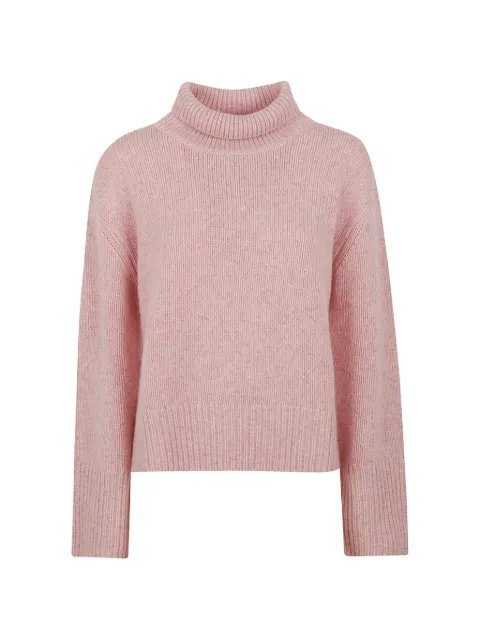 Lisa Yang roll-neck ribbed-trim sweater Pink 2026528SMI