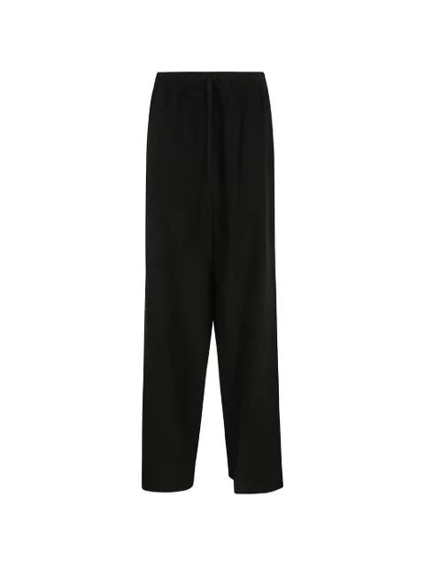Ermanno Scervino drawstring silk trousers Black D492P362VKK95708