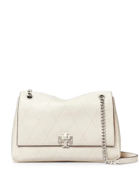 Tory Burch Charlie quilted shoulder bag Neutrals 185828