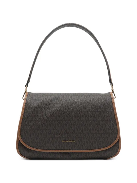 Michael Michael Kors meidum Holmes logo-print shoulder bag Brown 30T6AX3M2B
