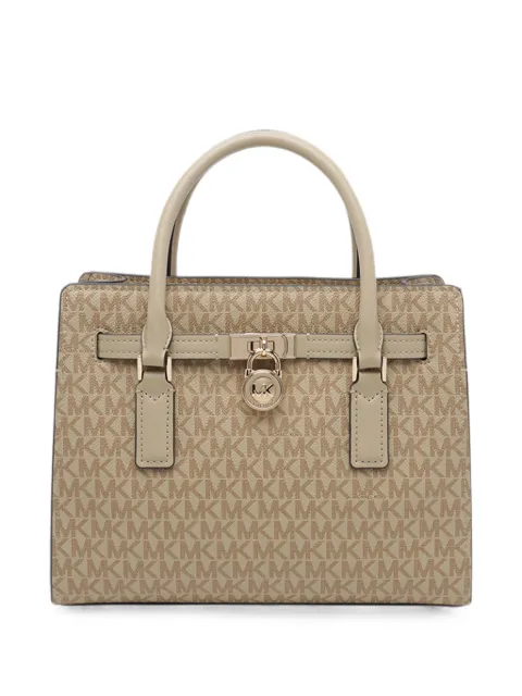 Michael Michael Kors Hamilton logo-print tote bag Neutrals 30T6GNXS1V156