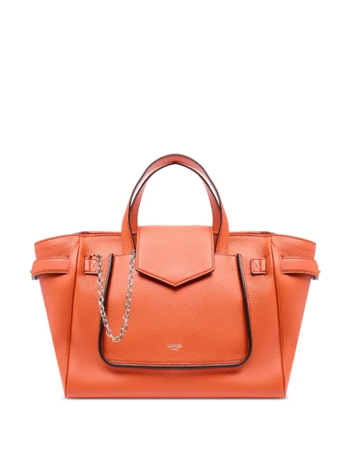 Lancel medium Thea grained handbag Orange A1422232TU
