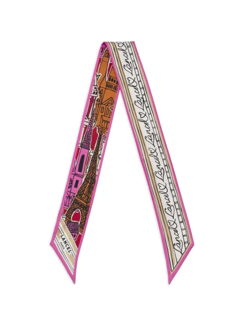 Lancel Paris a la Fenetre printed biface headband Pink A14137R1TU
