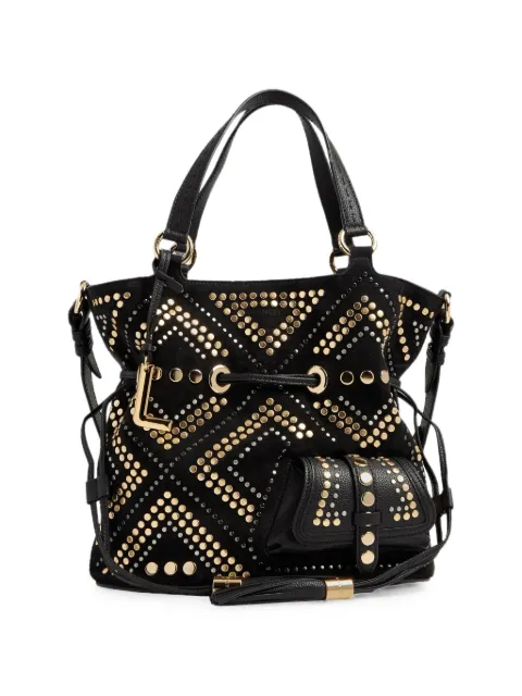 Lancel medium Premier Flirt studded bucket bag Black A1410210TU