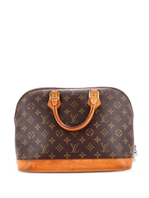 Louis Vuitton Pre-Owned Vintage Alma Handbag Monogram Canvas PM satchel Brown WE7ZM6C8MP2B8KWR