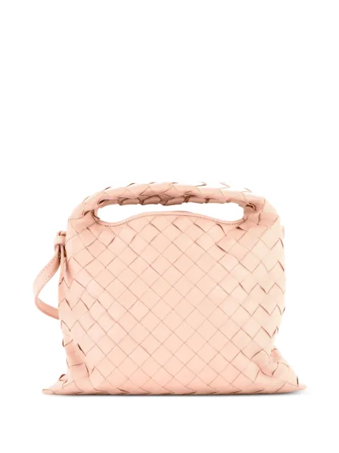 Bottega Veneta Pre-Owned Hop Top Handle Bag Intrecciato Nappa Mini satchel Pink DTSC21DTWL3GBFT4