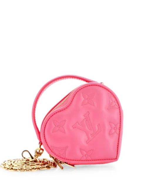 Louis Vuitton Pre-Owned Pop My Heart Pouch Bag Bubblegram Leather crossbody bag Pink 97URHEEY5BIKWR5X