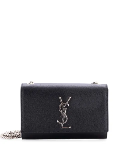 Saint Laurent Pre-Owned Classic Monogram Grainy Leather Small crossbody bag Black 7WH9KA7PHLM67QCM
