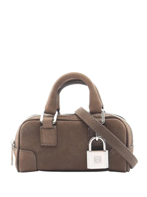 Loewe Pre-Owned 2010-2026 Nano Leather Amazona satchel Grey BU0148LTX54BEQUB