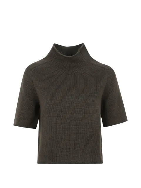 Lisa Yang Fride high-neck short-sleeve top Green 2025150DFE