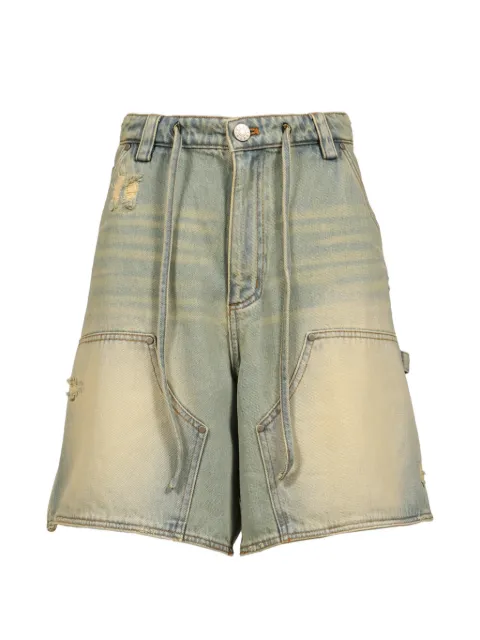 MARKGONG denim cargo shorts Blue 26SS063PTBLU