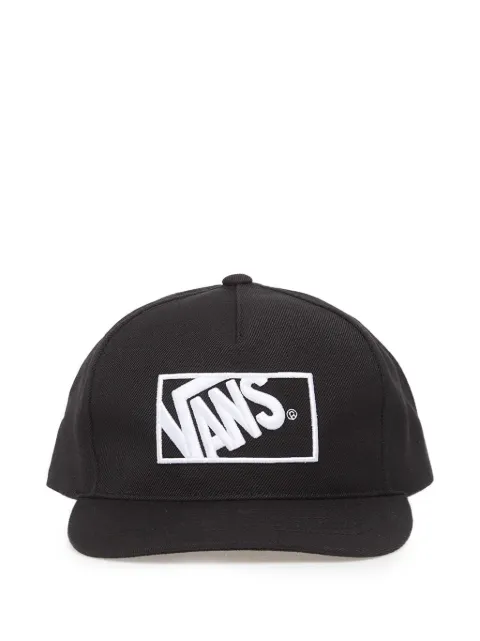 Vans logo-patch baseball cap Black VN000QAFBLK1