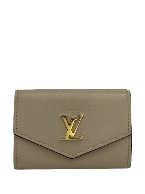 Louis Vuitton Pre-Owned 2021-2026 Calfskin Lockmini Wallet small wallets Neutrals C7KZQKN88OKWOG88