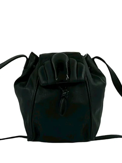 Loewe Pre-Owned 2010-2026 Leather bucket bag Black P01Y2T8AMQ5DLA3B