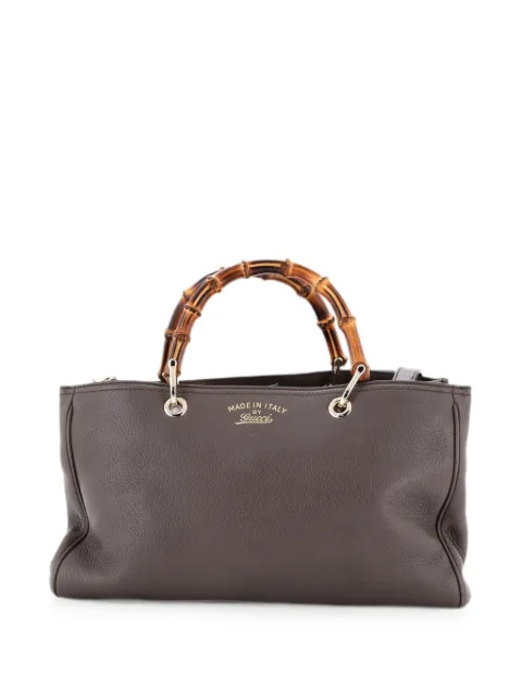 Gucci Pre-Owned Bamboo Shopper Leather Medium tote bag Brown KOS9R9ZVRD93ISG8