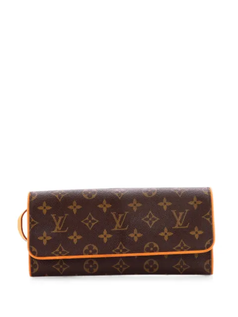 Louis Vuitton Pre-Owned Twin Handbag Monogram Canvas GM crossbody bag Brown C6DV0BTO8RUCB9W8