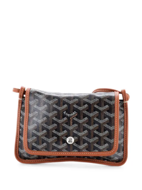 Goyard Pre-Owned Plumet Clutch Wallet Coated Canvas crossbody bag Brown BHEQAHIEY7AS3VPJ