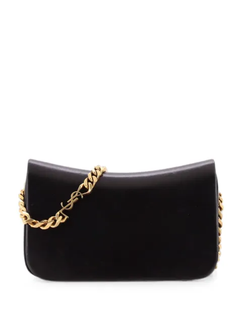 Saint Laurent Pre-Owned Elise Leather Small shoulder bag Black 8XGO1HKTC3UEX7LH