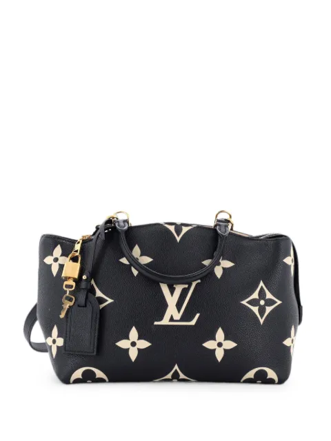 Louis Vuitton Pre-Owned Petit Palais Handbag Bicolor Monogram Empreinte Giant satchel Black Z1M1UJ093EYHTVWE