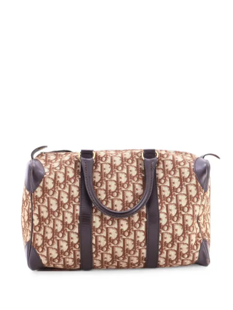 Christian Dior Pre-Owned Vintage Trotter Boston Bag Diorissimo Canvas Medium handbag Brown VTC6JQ4YIS3CFKYM